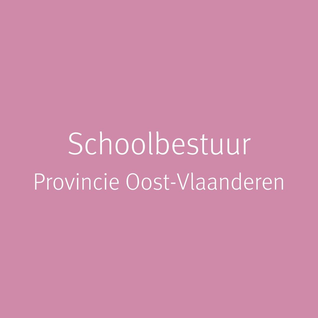 Schoolbestuur provincie oost-vlaanderen