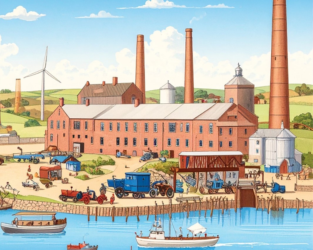 illustratie Baasrode industrie