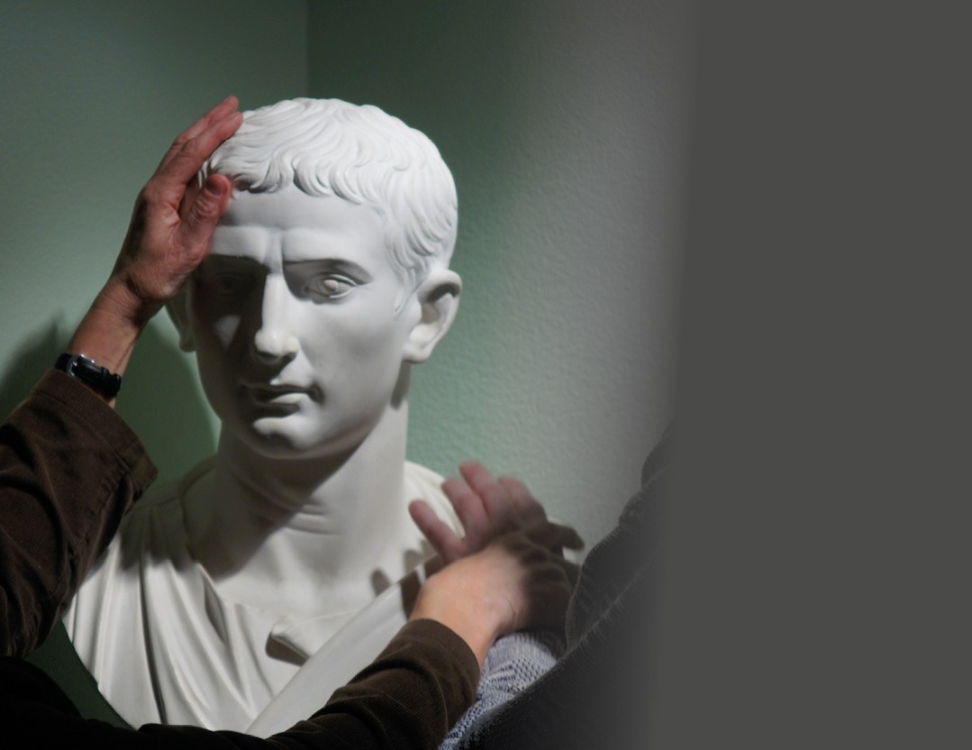 Archeocentrum Velzeke voor blinden