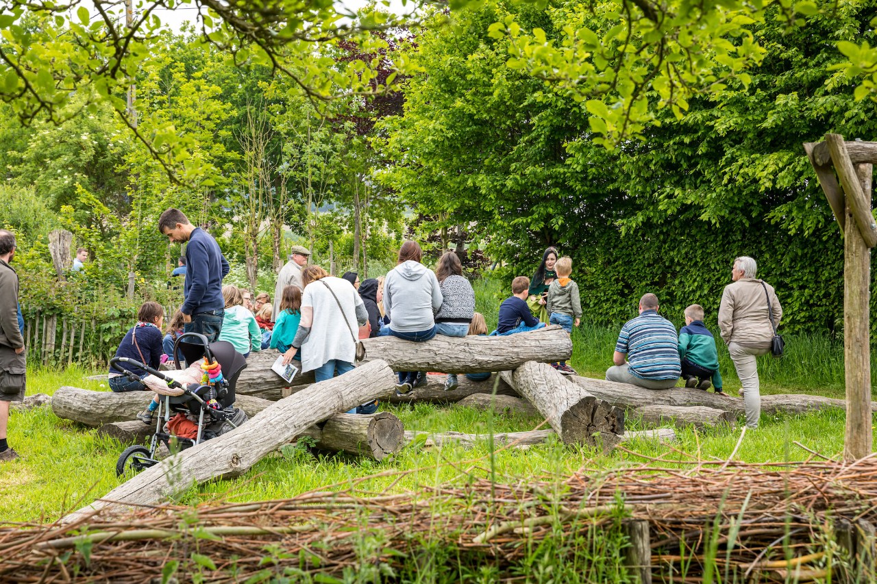 bezoekers in de kaaihoeve