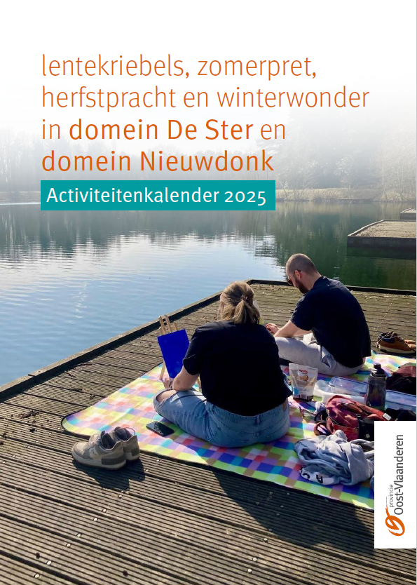 cover brochure activiteiten in de ster en nieuwdonk in 2025