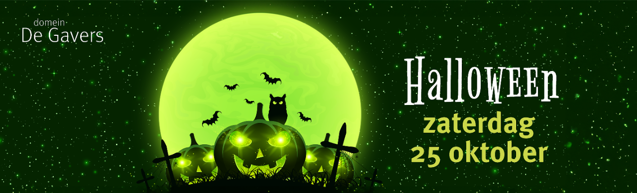 campagnebeeld van Halloween in De Gavers op 25 oktober