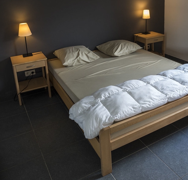 slaapkamer vakantiewoning 8 personen in De Gavers in Geraardsbergen