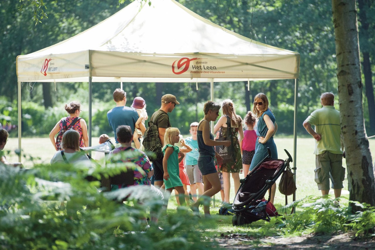 natuurtent in het leen