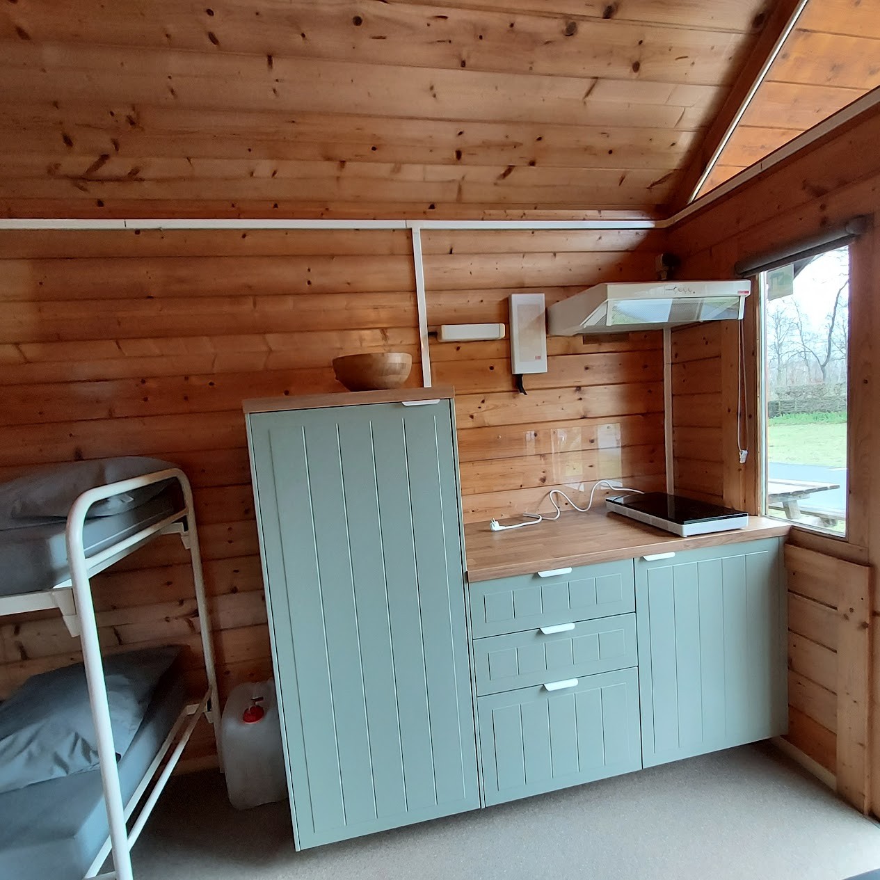 Keukentje in de trekkershut