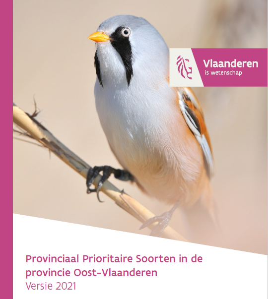 cover rapport prioritaire soorten in oost-vlaanderen